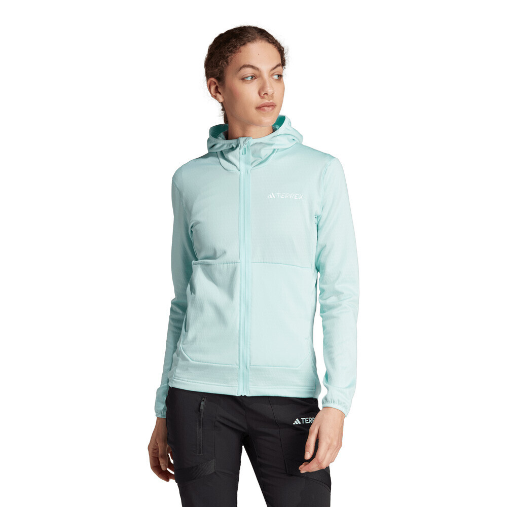 

Куртка adidas Terrex Xperior Light Fleece Hooded, синий