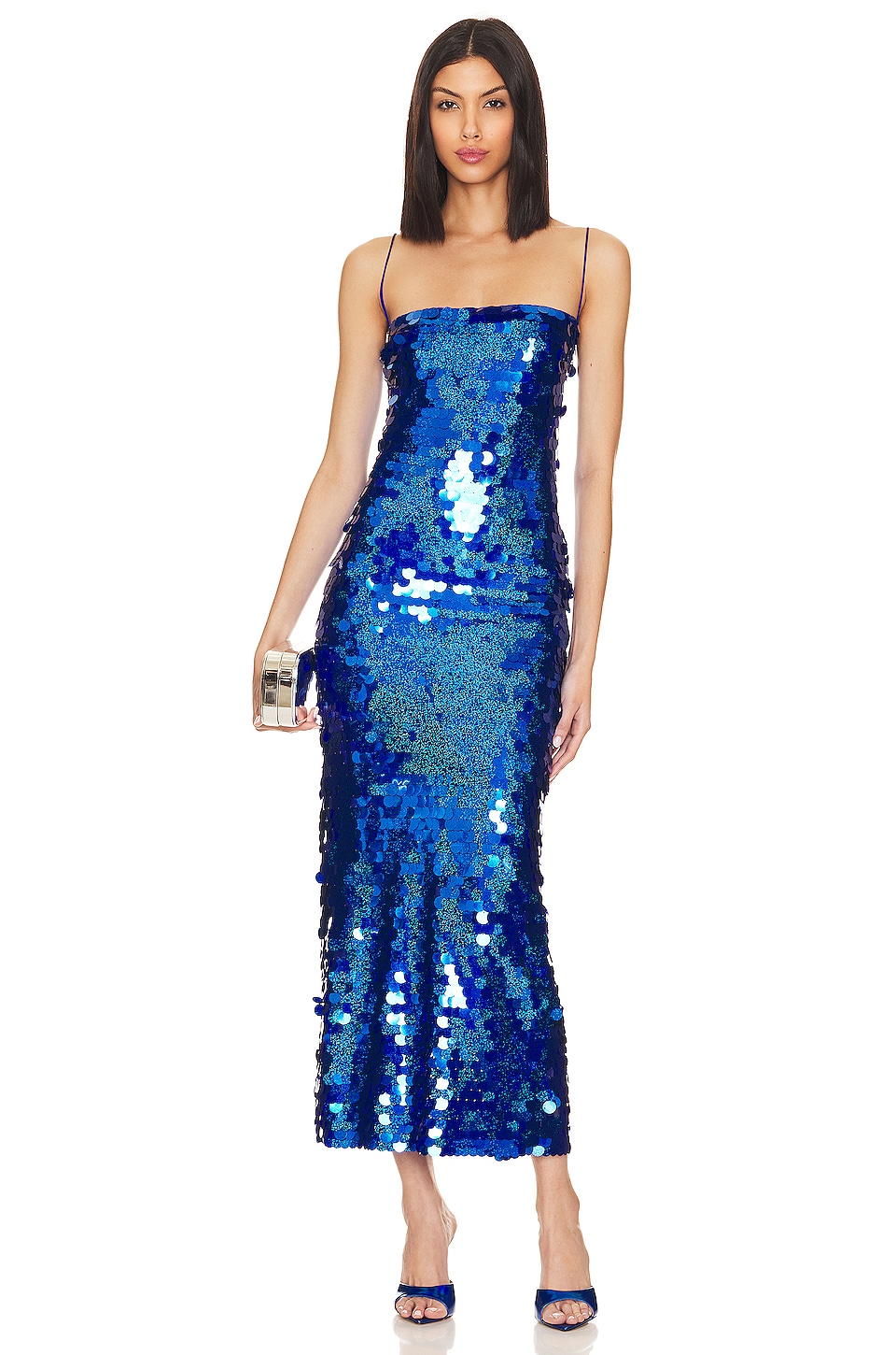 Платье The New Arrivals by Ilkyaz Ozel Phoenix, цвет Hologram Sequin цена и фото