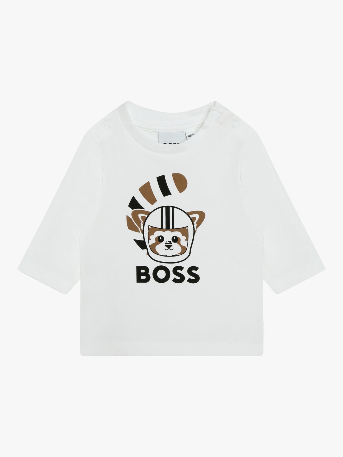 

Футболка с длинными рукавами Baby Red Panda BOSS, белый