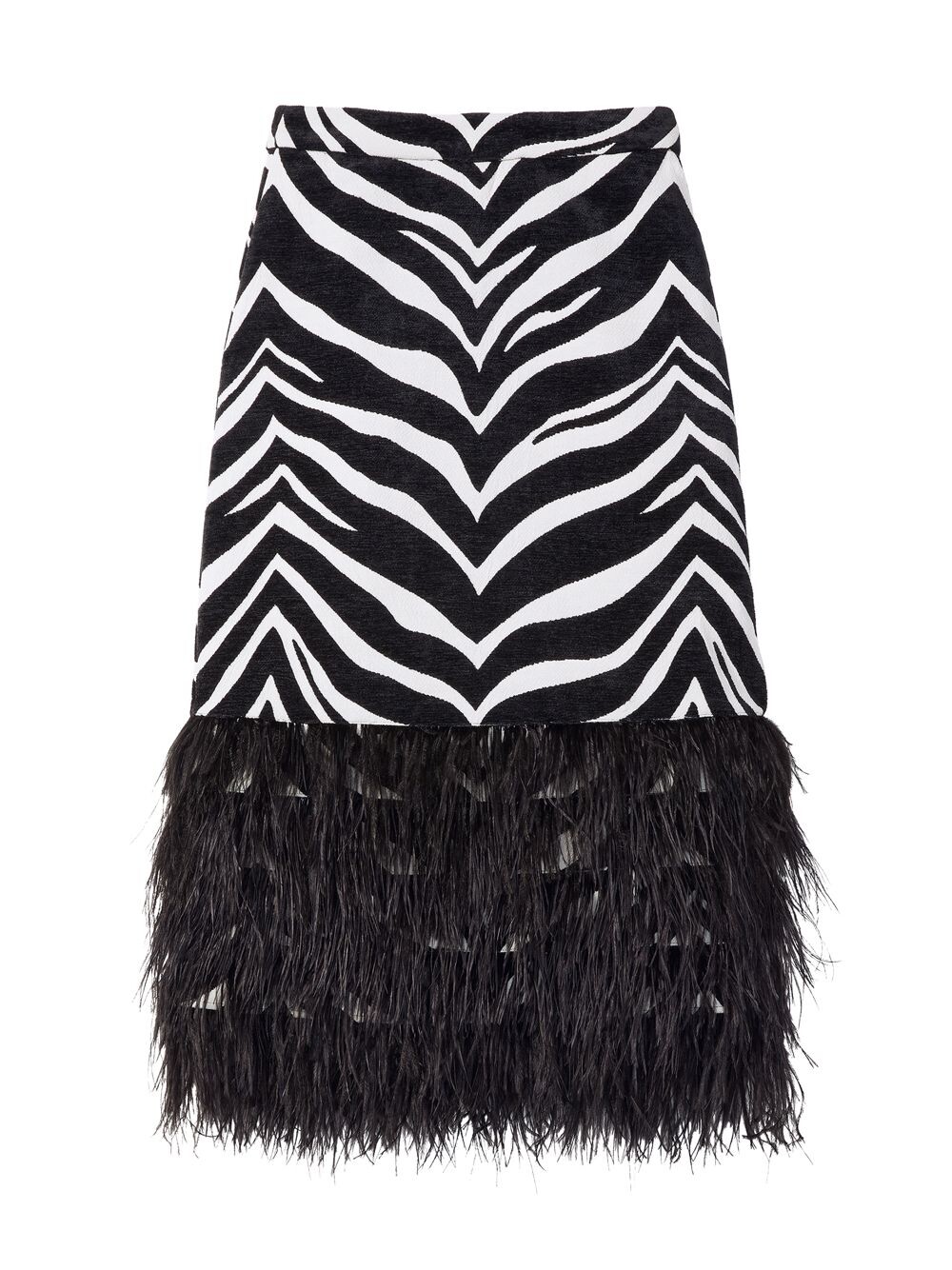 

Юбка Holiday Zebra с отделкой из искусственного пера kate spade new york