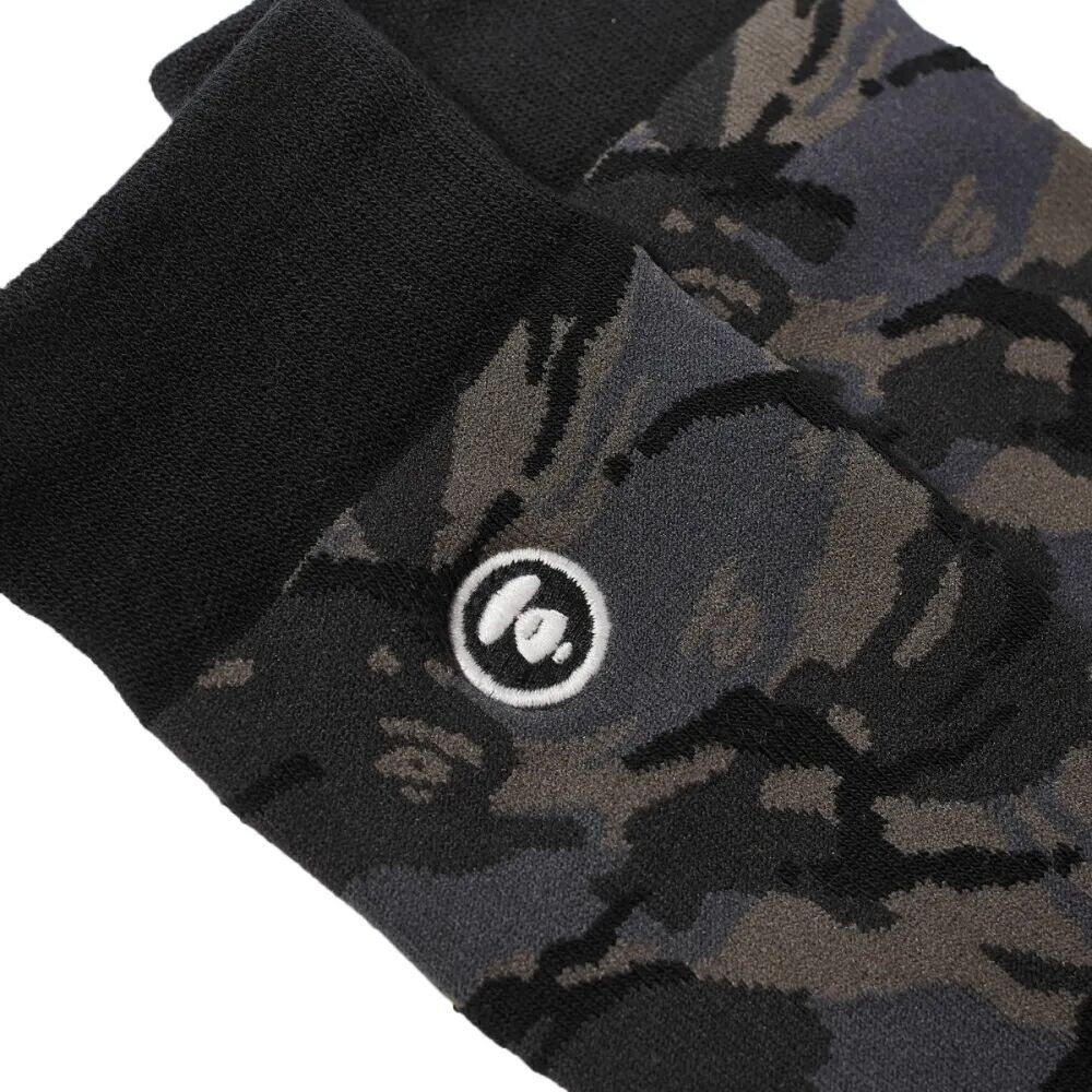 

Камуфляжный носок AAPE by A Bathing Ape, черный
