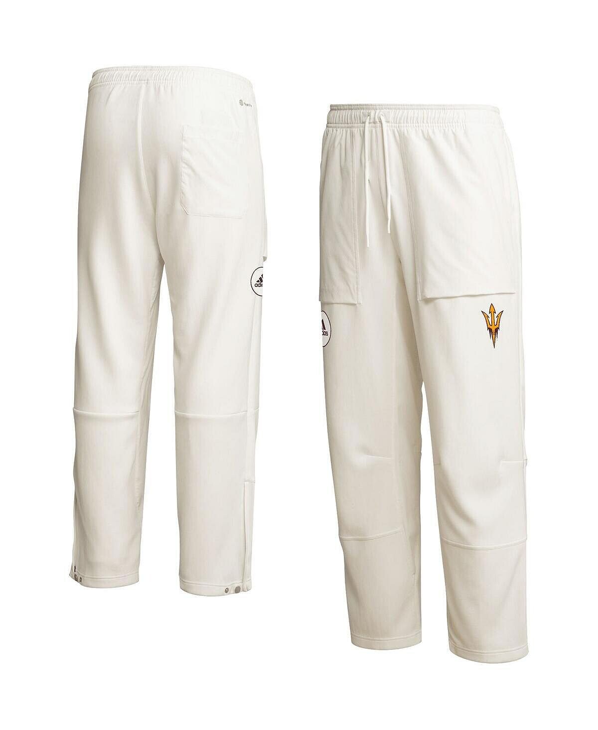 

Мужские кремовые брюки Arizona State Sun Devils Zero Dye AEROREADY adidas, Бежевый