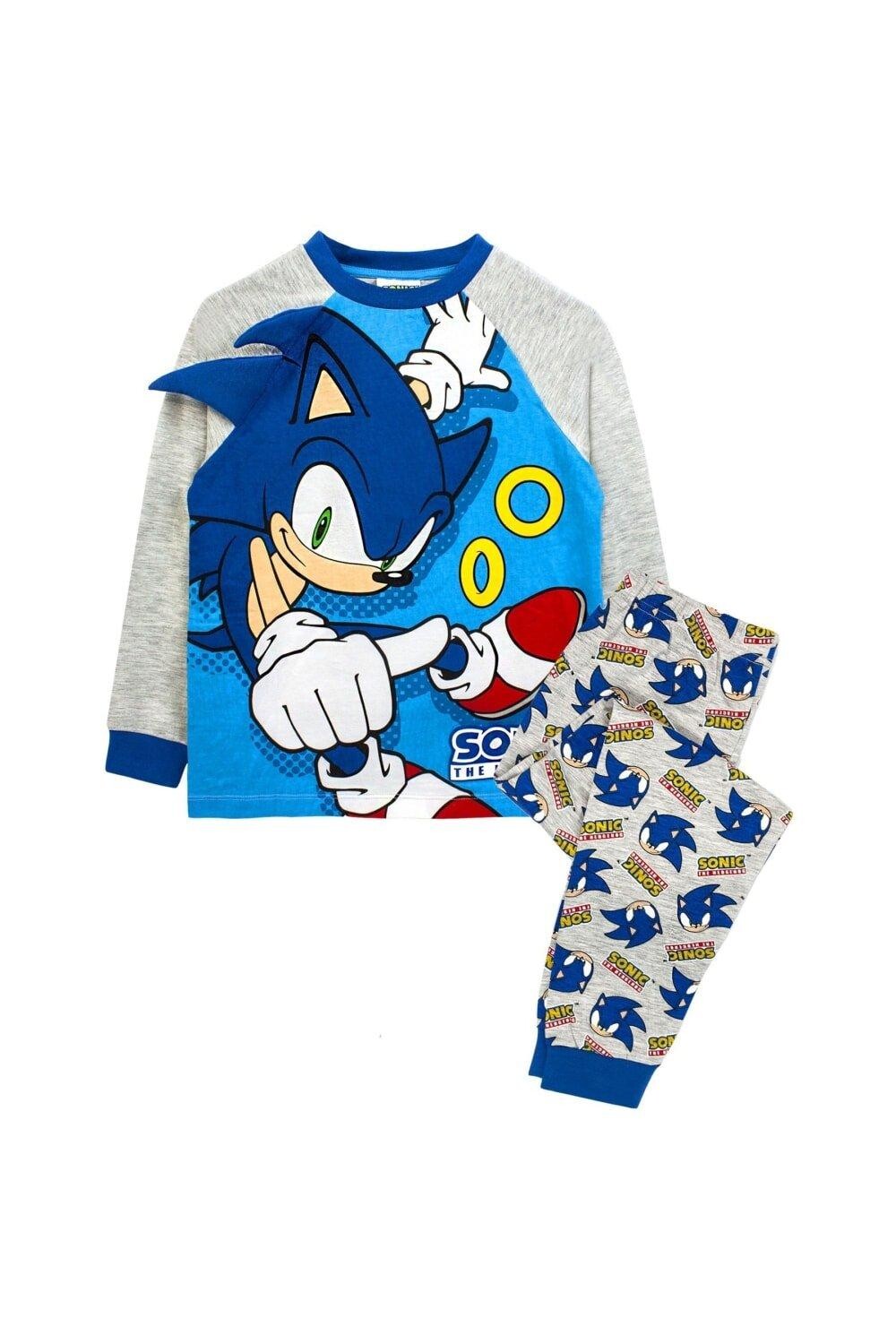 

Пижамный комплект Spikes 3D Sonic the Hedgehog, серый