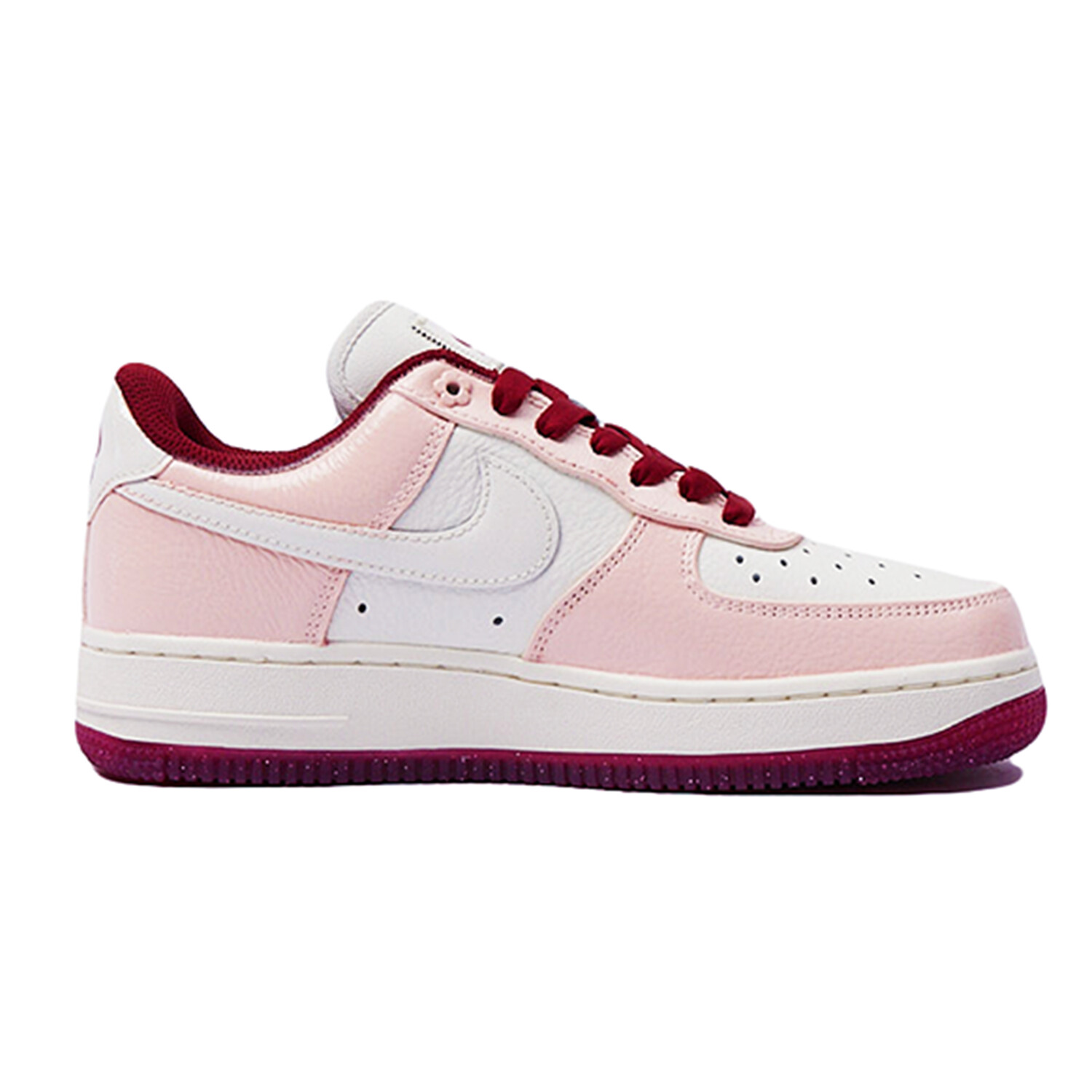 

Кроссовки Nike Air Force 1 Skateboarding Shoes Women's Low-top Pink/white/red, розовый