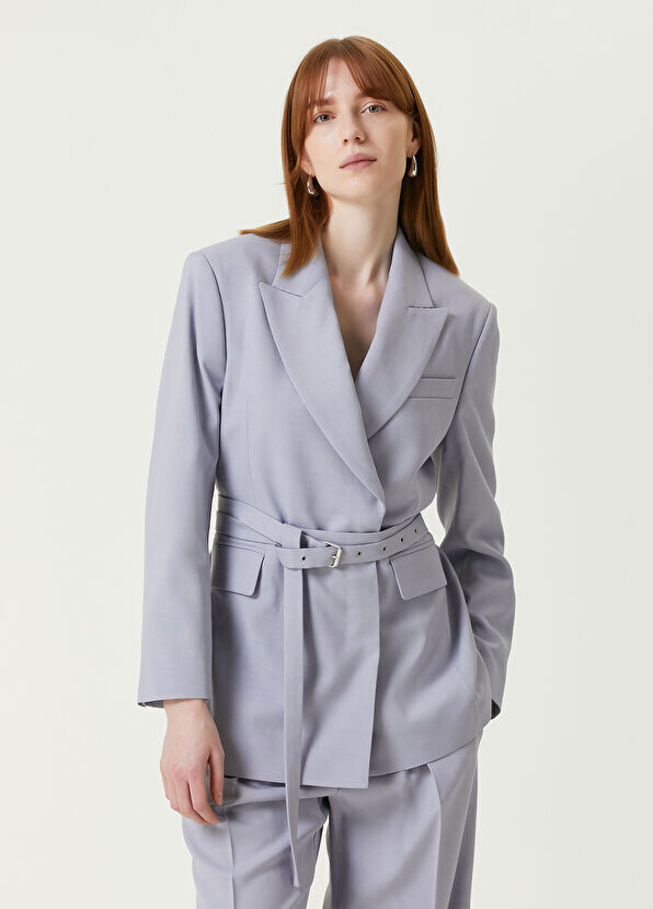 

Блейзер свободного кроя Acne Studios, сиреневый