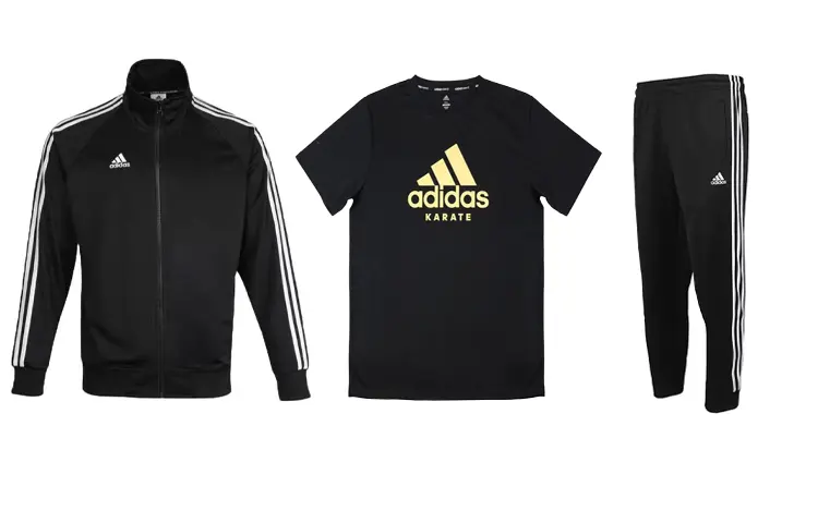 

Повседневная спортивная мужская черная комплект из 3 шт Adidas, черный