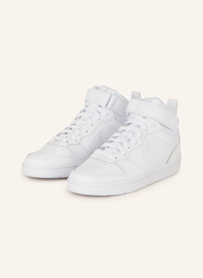 

Высокие кеды court borough mid 2 Nike, белый