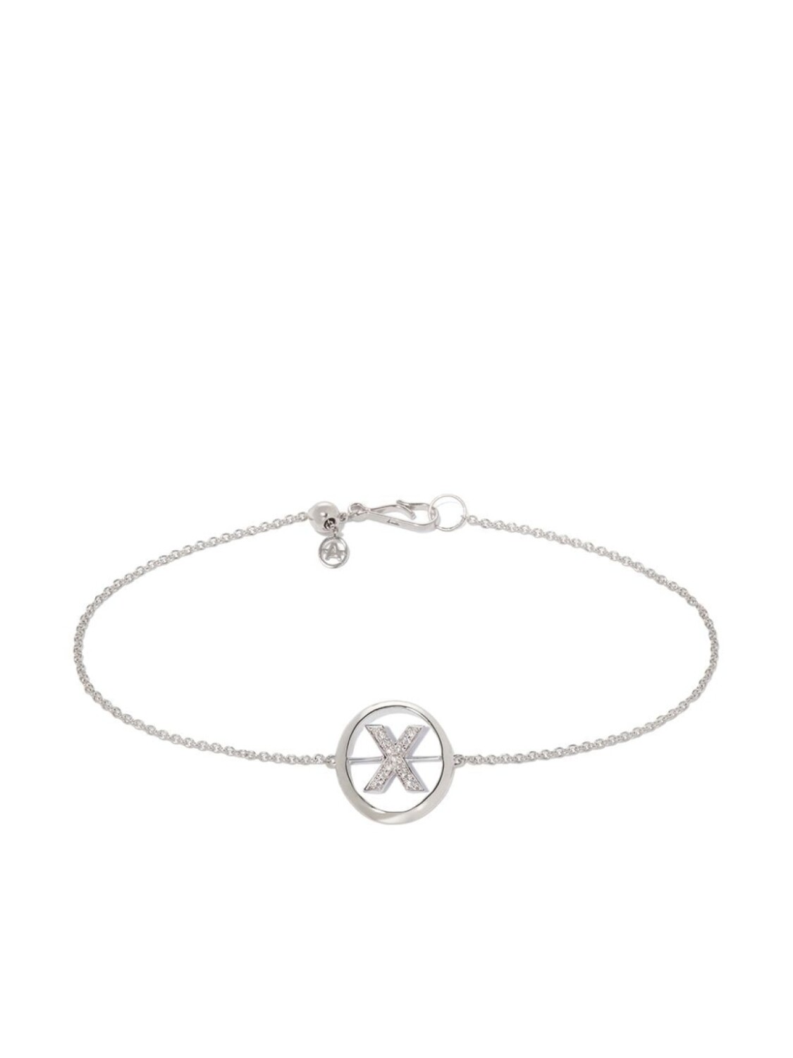 

Браслет с инициалом X Annoushka, серебряный