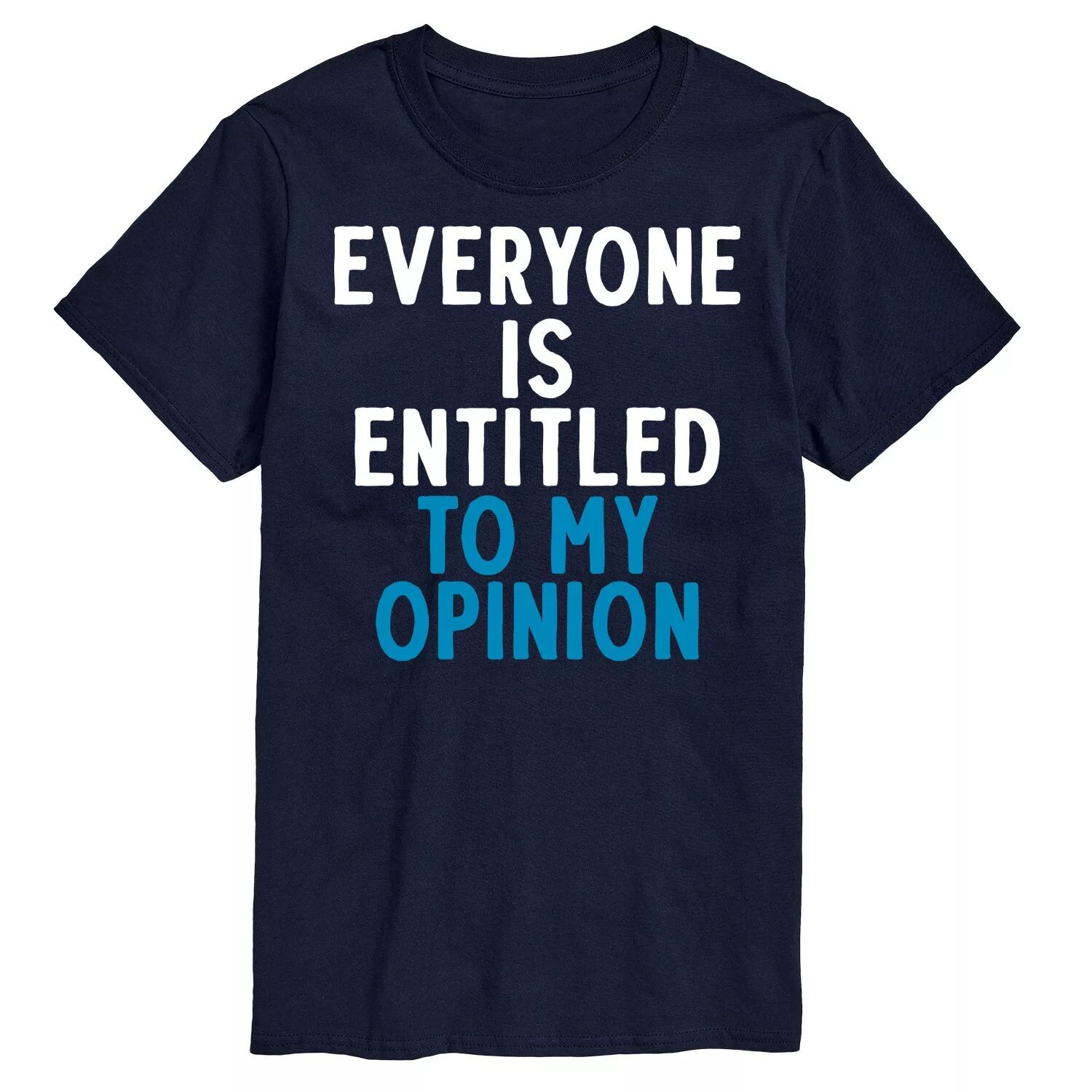 

Мужская футболка Entitled To My Opinon Licensed Character