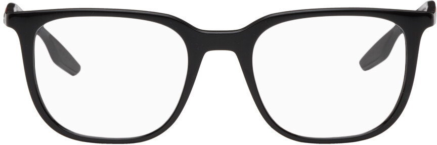 

Черные квадратные очки в стиле ретро Prada Eyewear