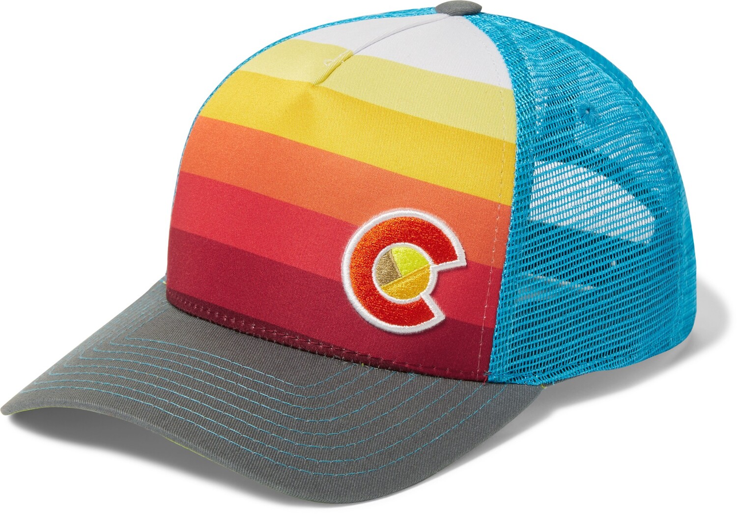 

Кепка Sunset Fader Trucker YoColorado, красный