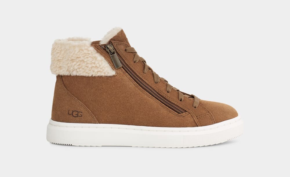 

Кроссовки Alameda Mid Zip UGG, коричневый
