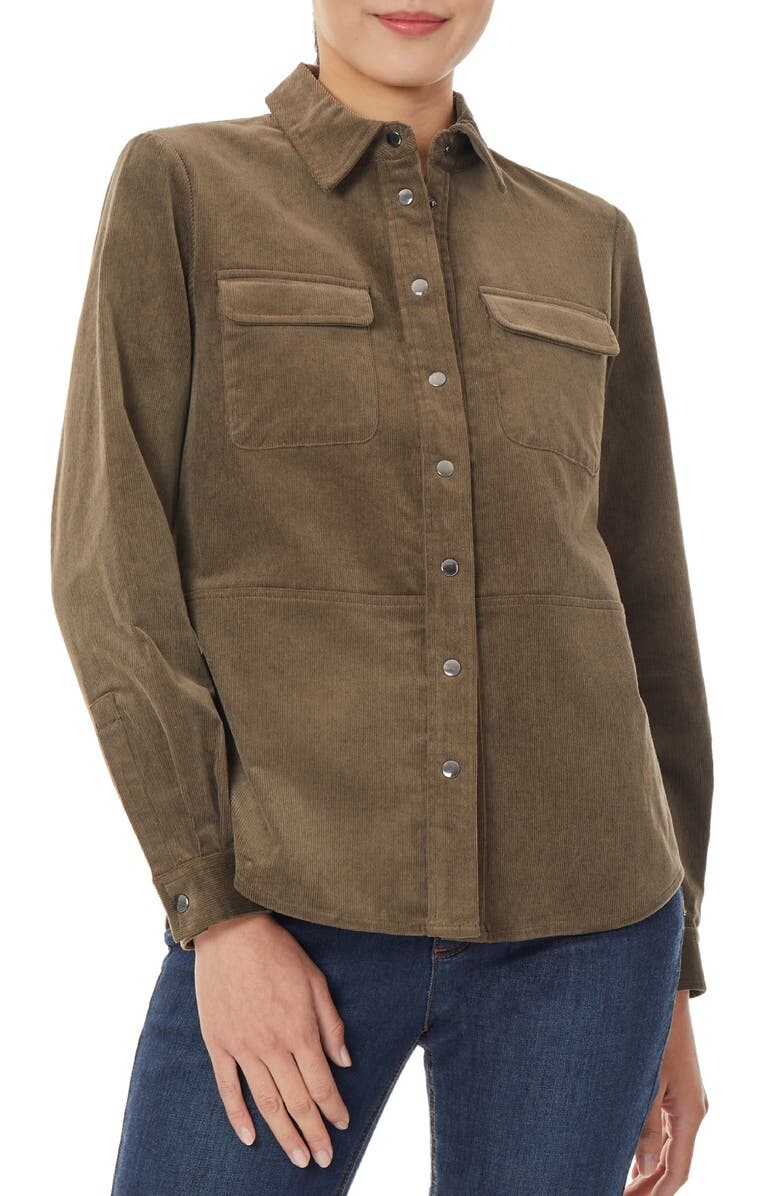 

Вельветовая рубашка Utility Snap-Up JONES NEW YORK