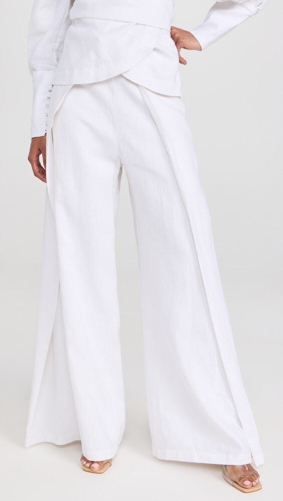 

Брюки Maylé Vásquez Yagua II Front Pleated, белый