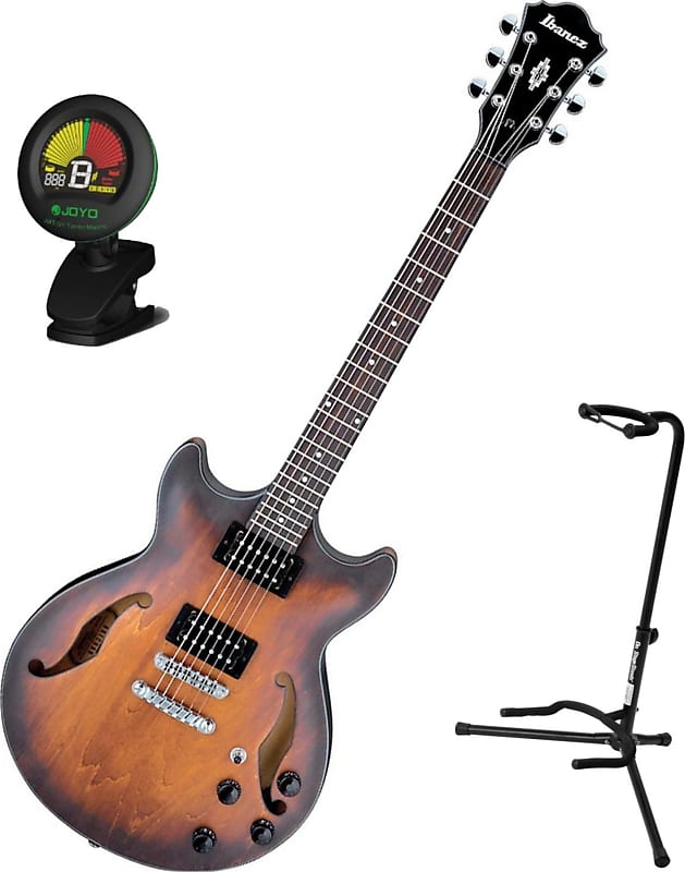 Электрогитара Ibanez Artcore AM73B Hollowbody Electric Guitar Bundle электрогитара ibanez john scofield jsm20 hollowbody guitar black w case