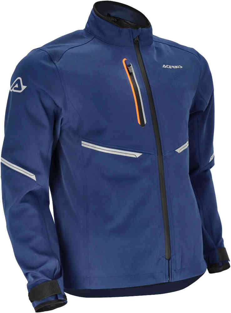 Куртка X-Duro WP для мотокросса Acerbis, синий/оранжевый