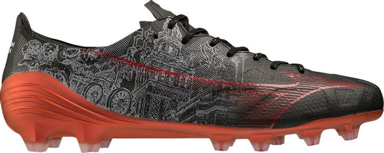 

Кроссовки Alpha Made in Japan 'Black Red', черный