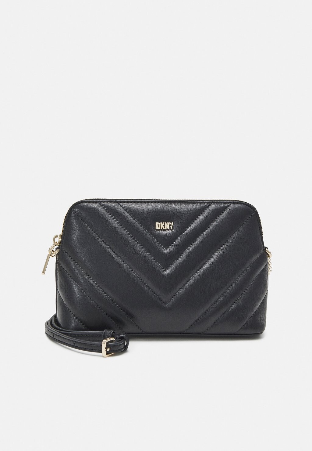 

Сумка через плечо DKNY, черный/золотистый