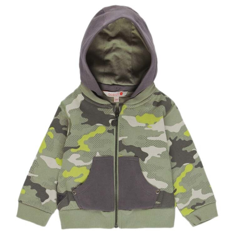 

Куртка Boboli Fleece Camo, зеленый