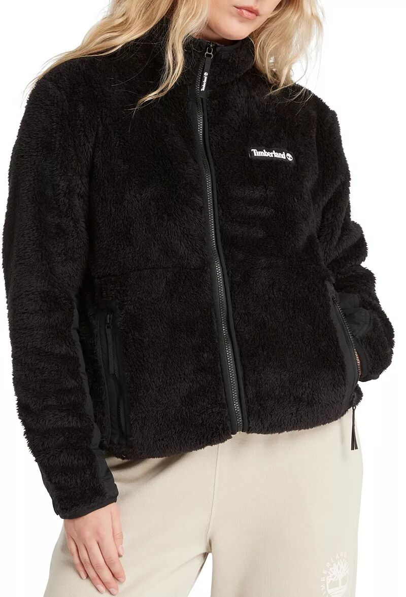 Мужская флисовая куртка с высоким ворсом Timberland, черный