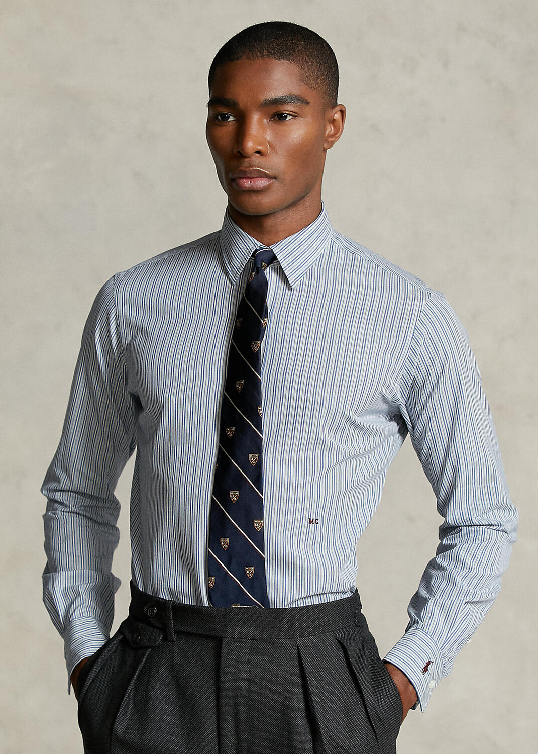

Рубашка с монограммой The Morehouse Collection