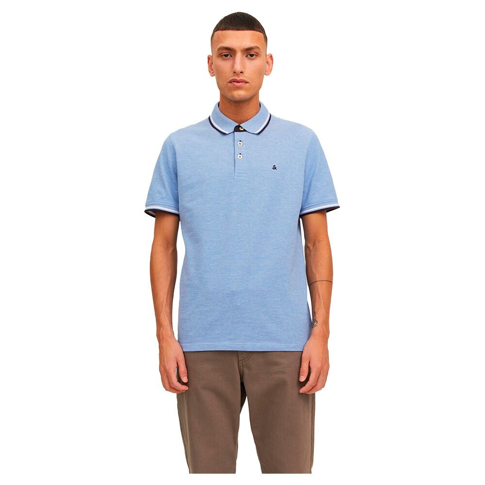 

Поло с коротким рукавом Jack & Jones Epaulos, синий