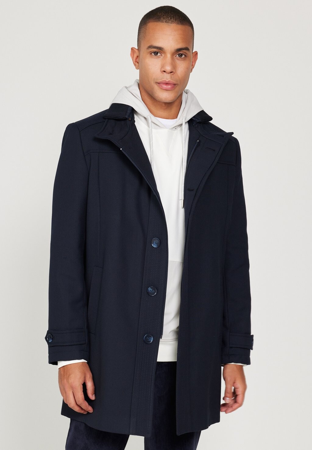 

Пальто классическое STANDARD FIT FIGURED AC&CO / ALTINYILDIZ CLASSICS, цвет navy blue