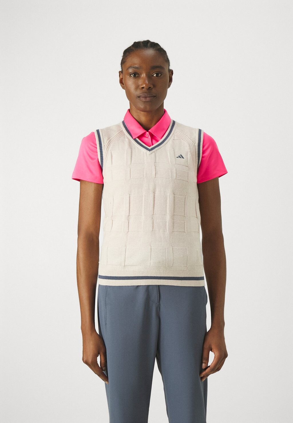 

Вязаный свитер GO TO adidas Golf, цвет putty mauve