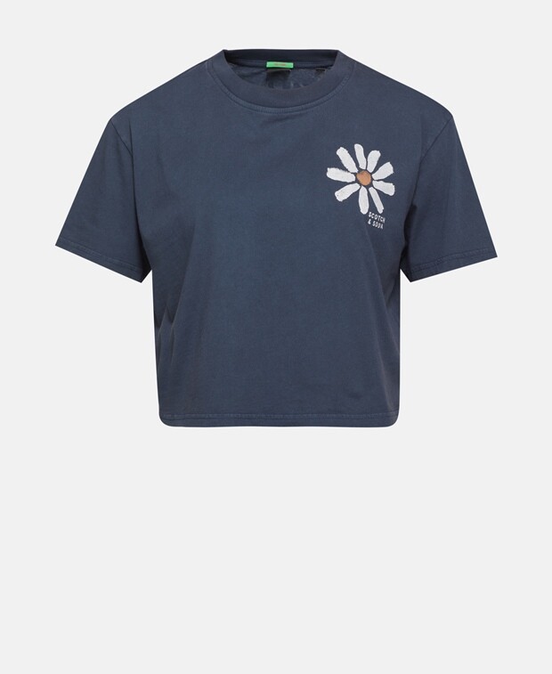 

Футболка органик Scotch & Soda, темно-синий