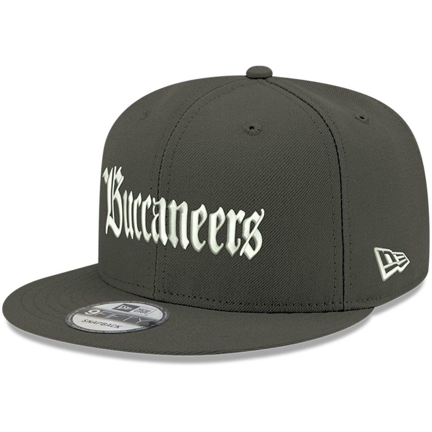 

Мужская кепка New Era Pewter Tampa Bay Buccaneers в готическом стиле 9FIFTY Snapback