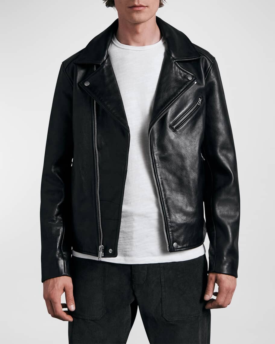 

Мужская кожаная байкерская куртка Buzz Rag & Bone