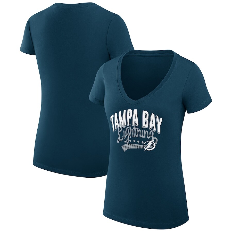 

Футболка с коротким рукавом G-III 4Her by Carl Banks Tampa Bay Lightning, нави