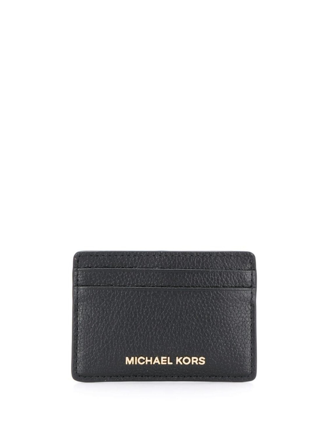 

Michael Michael Kors картхолдер из зернистой кожи, черный