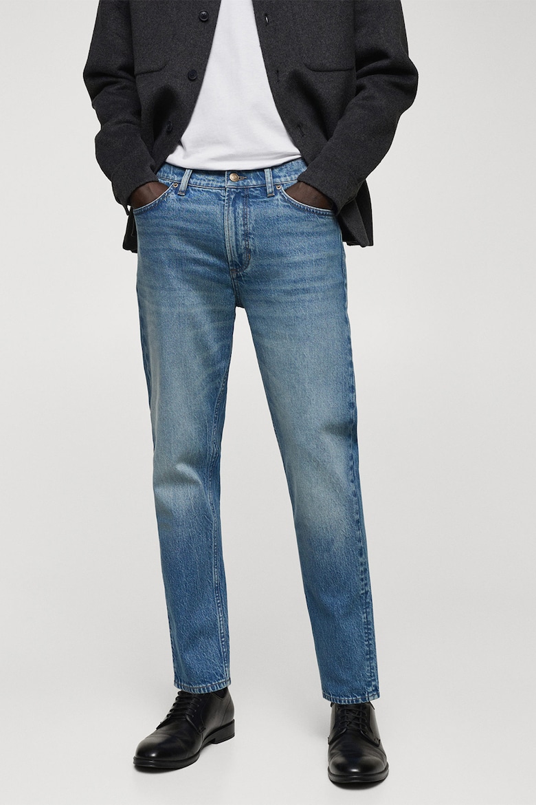 Укороченные джинсы Ben выше щиколотки Mango, синий