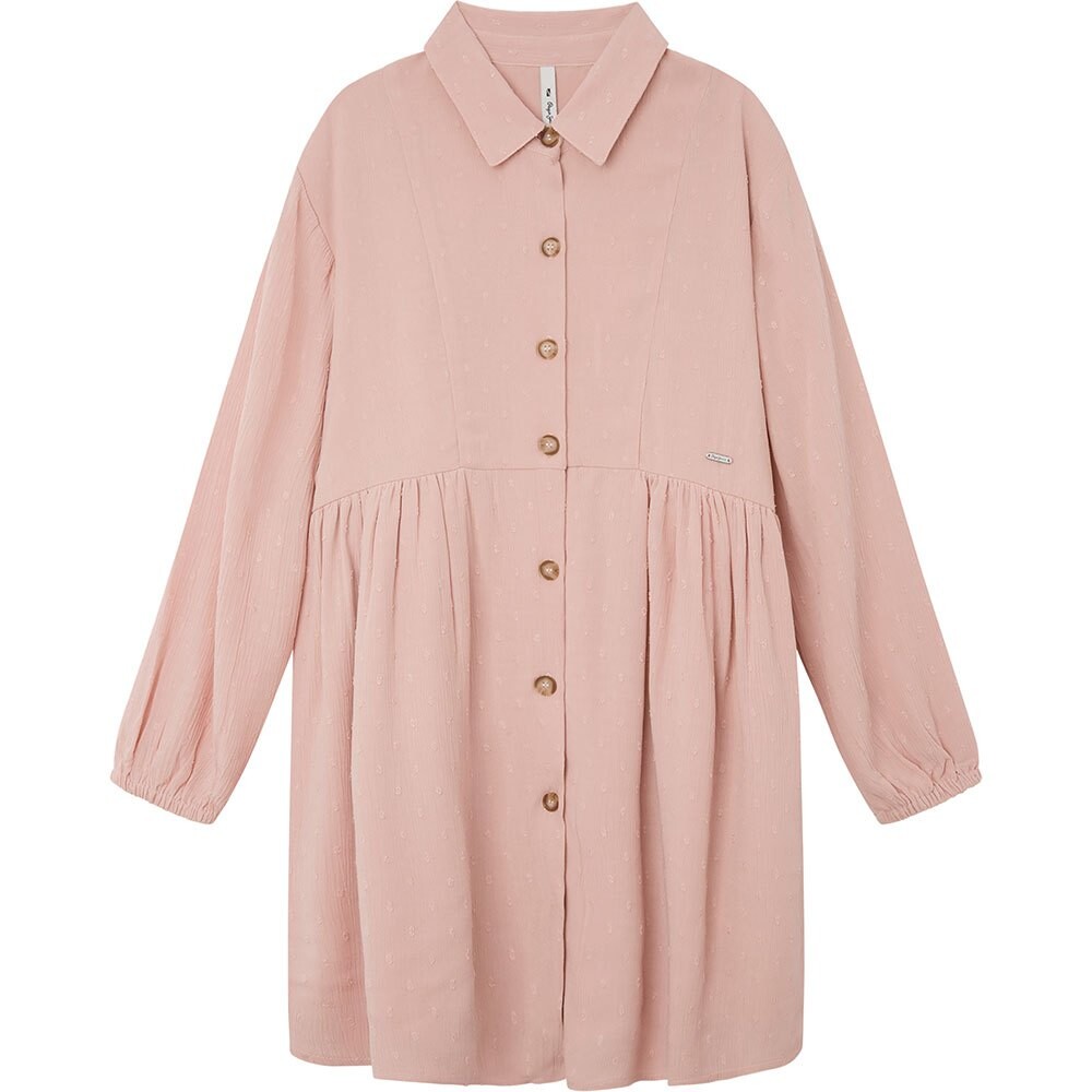

Платье с длинным рукавом Pepe Jeans Sabina, розовый