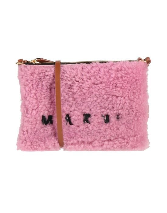 

Сумка через плечо MARNI, фуксия