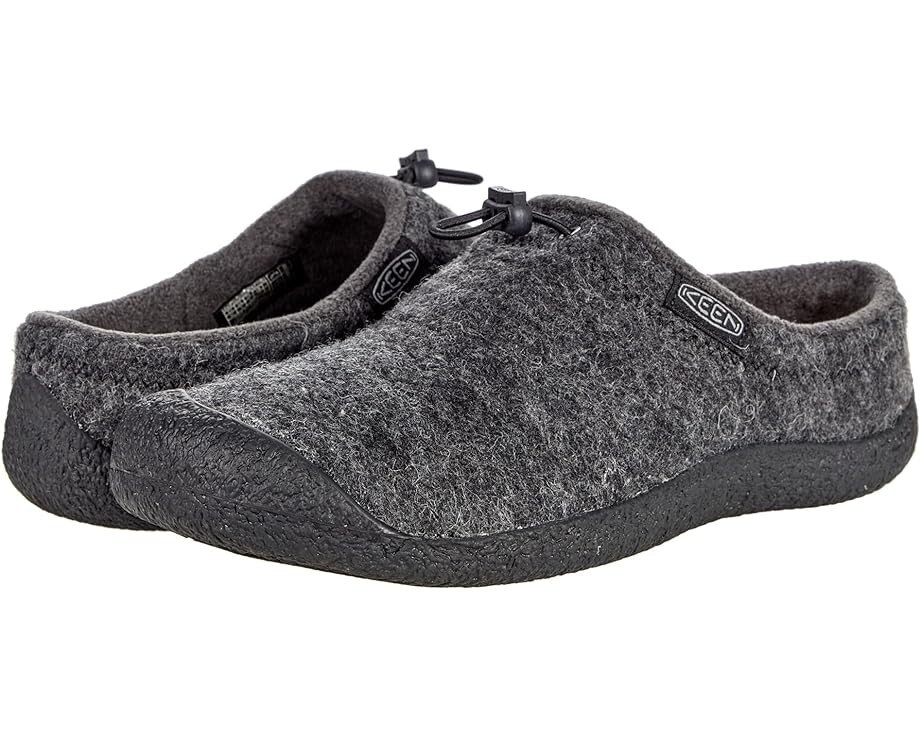 Тапочки KEEN Howser III Slide, цвет Charcoal Grey Felt/Black лоферы howser iii slide keen цвет dark forest black