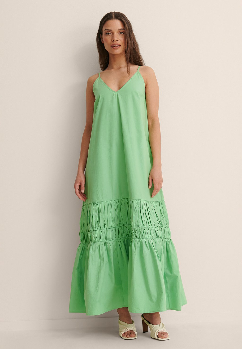 Длинное платье NA-KD, зеленый удлинители для вентиляторов noctua chromax na sec1 green