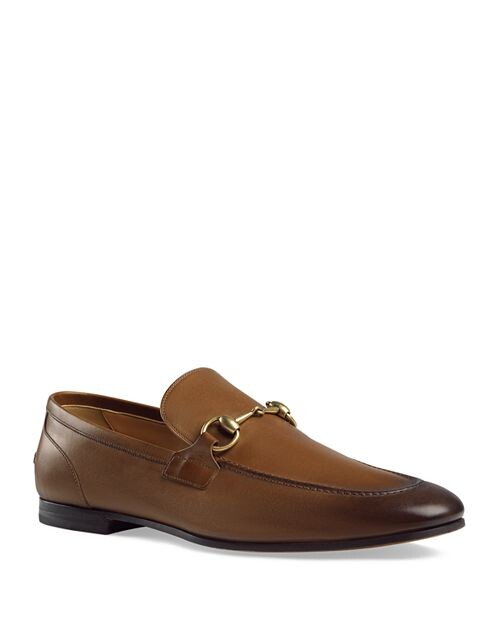 

Мужские кожаные лоферы Jordaan Gucci, цвет Brown