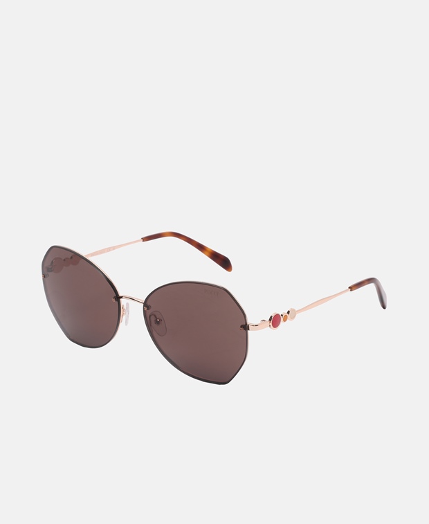 Солнцезащитные очки , баклажан Emilio Pucci