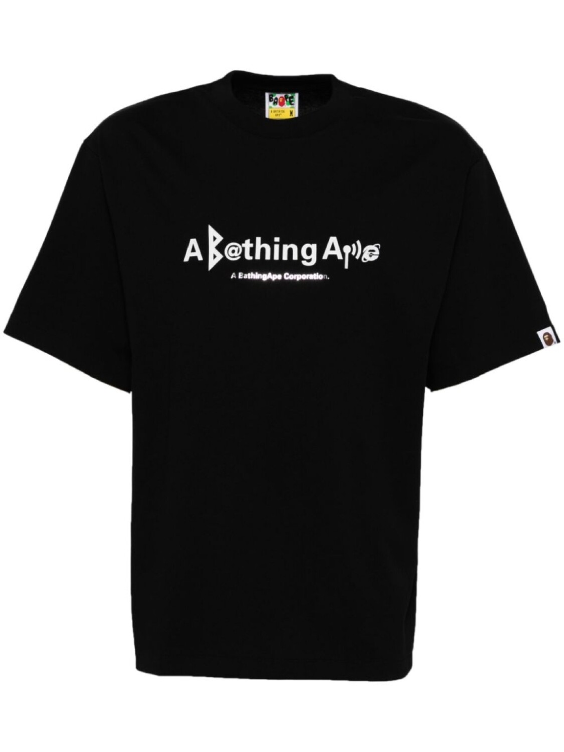 

A BATHING APE футболка с логотипом, черный