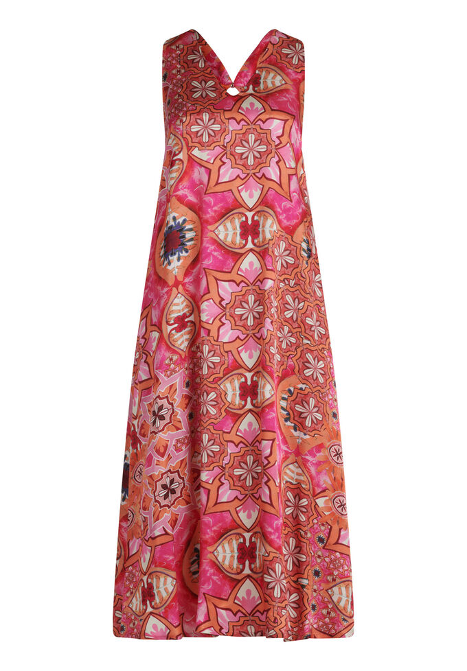 Летнее платье Vera Mont, мультиколор летнее платье vera mont розовый
