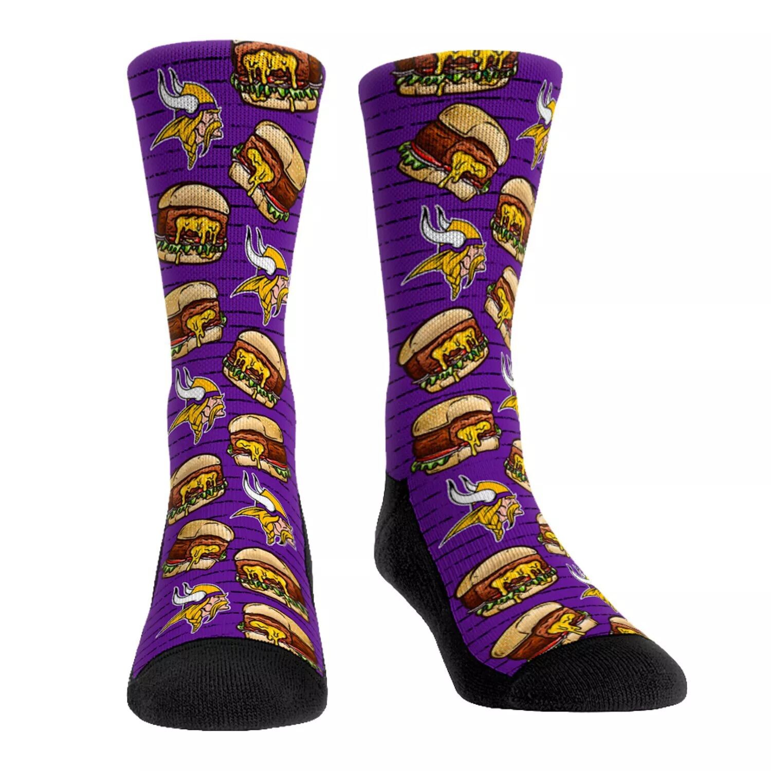 

Носки Youth Rock Em Носки Minnesota Vikings Localized Food Crew Unbranded