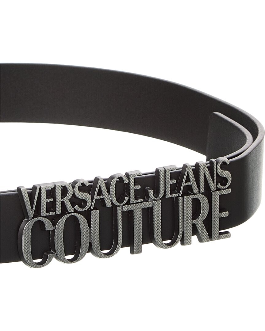 

Кожаный ремень Versace Jeans Couture Just Cavalli, черный