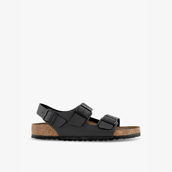

Сандалии из искусственной кожи Milano с пряжками Birkenstock, черный