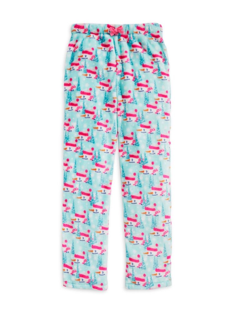 

Брюки для отдыха с высоким ворсом для девочек Vineyard Vines, цвет Crystal Blue