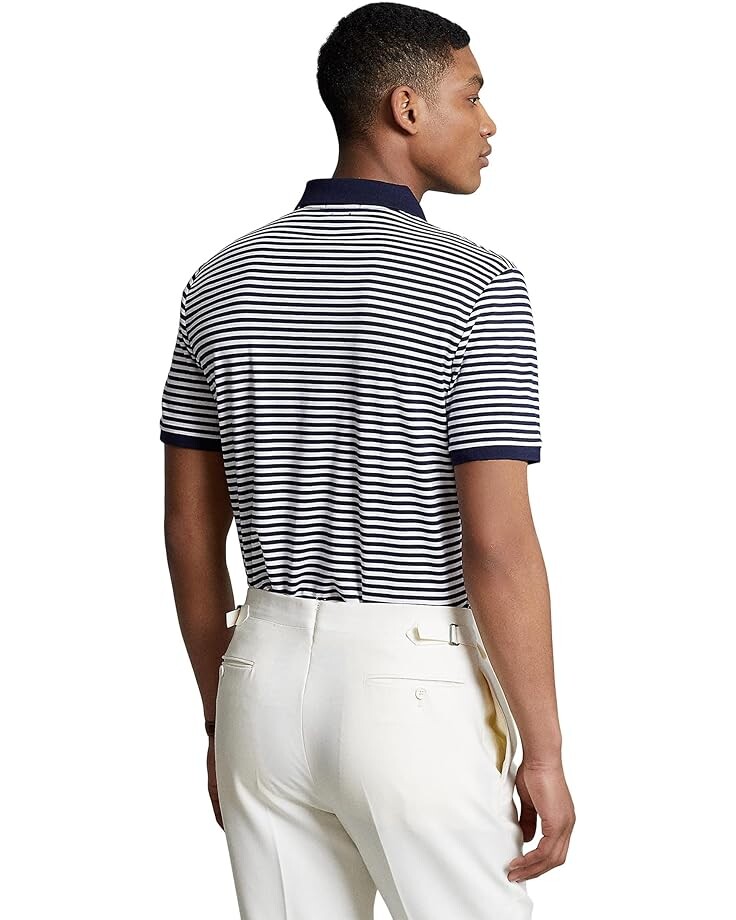 

Поло Polo Ralph Lauren Classic Fit Soft Cotton Polo Shirt, цвет French Navy/White