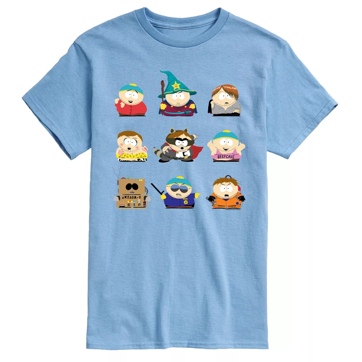 

Мужская футболка South Park Cartman Grid Licensed Character