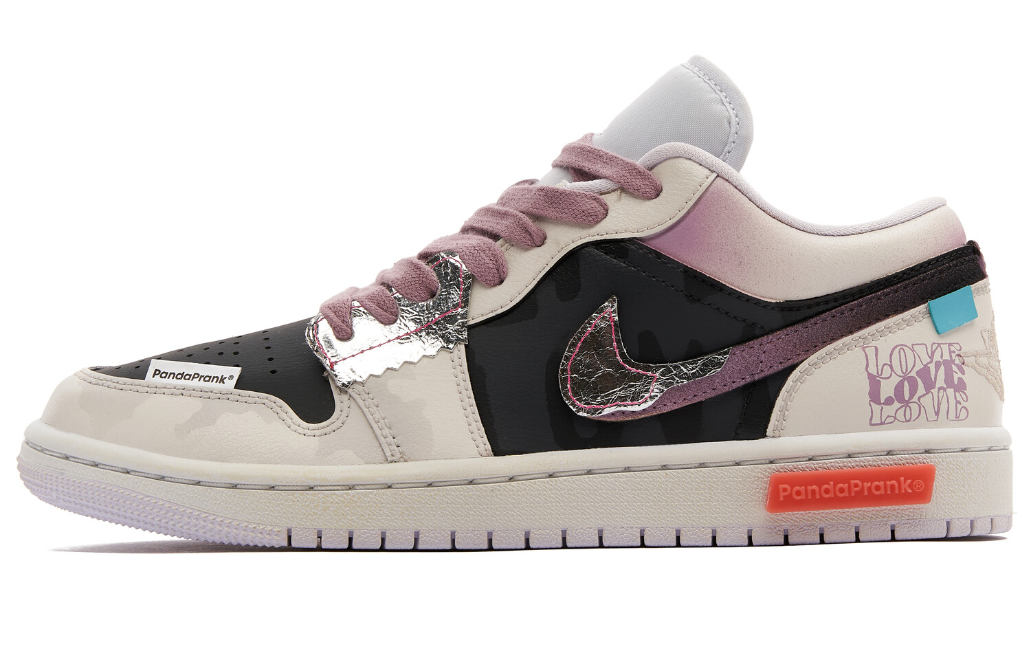 

Jordan Air Jordan 1 винтажные баскетбольные кроссовки женские, Black brown pink