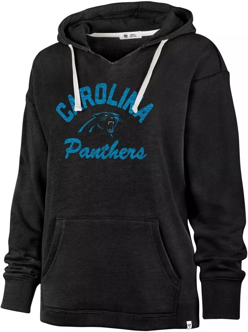 

Женская черная худи с запахом '47 Carolina Panthers